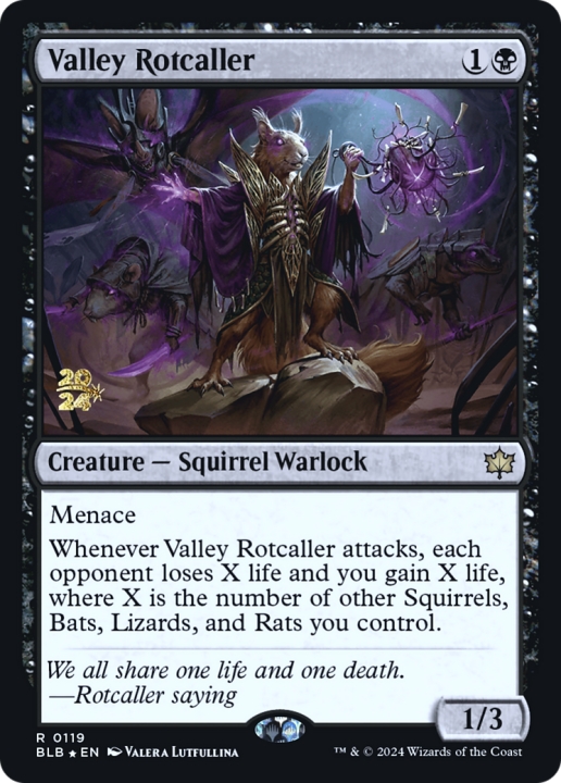 Valley Rotcaller in the group Magic the Gathering / Sets / Bloomburrow Promos at Proxyprinters.com (97176)