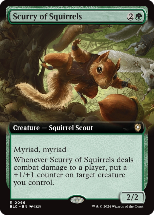 Scurry of Squirrels in the group Magic the Gathering / Sets / Bloomburrow Commander at Proxyprinters.com (97187)