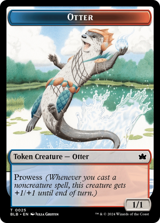 Otter in the group Magic the Gathering / Sets / Bloomburrow Tokens at Proxyprinters.com (97200)