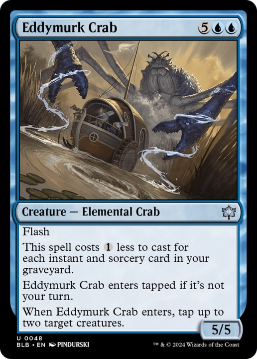 Eddymurk Crab in the group Magic the Gathering / Types / Colors / Blue at Proxyprinters.com (97201)