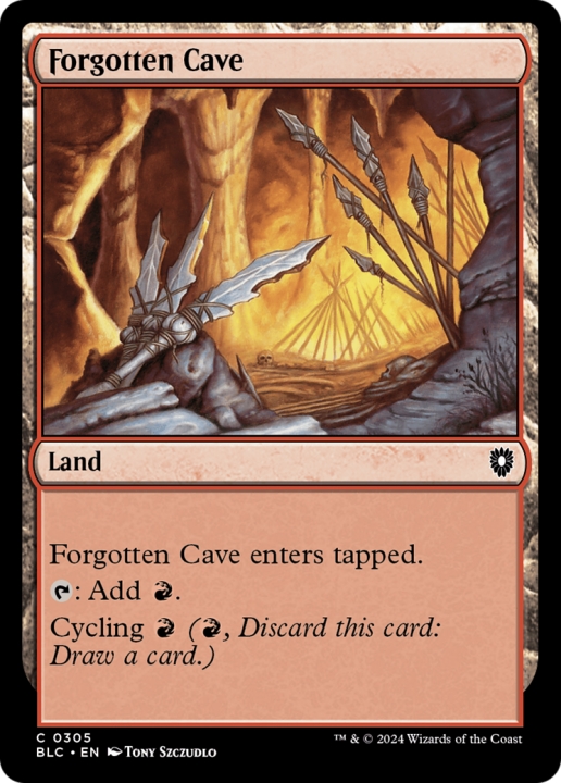 Forgotten Cave in the group Magic the Gathering / Sets / Bloomburrow Commander at Proxyprinters.com (97210)