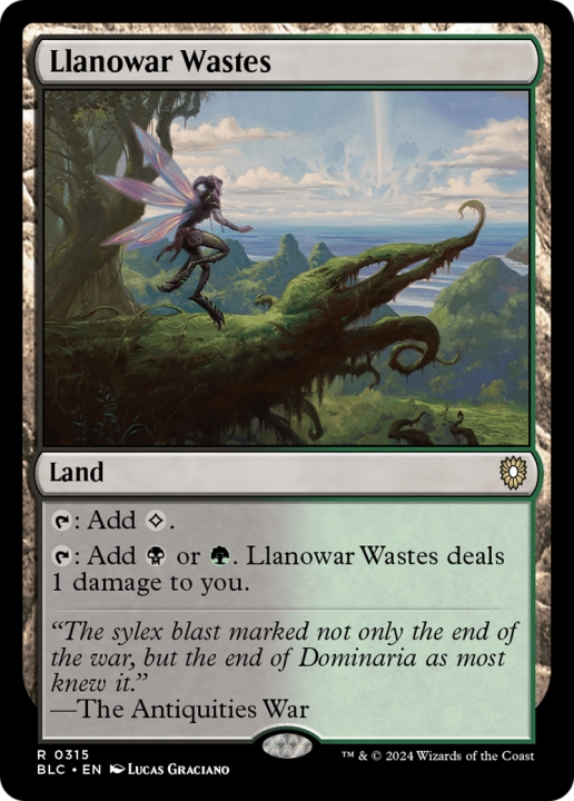 Llanowar Wastes in the group Magic the Gathering / Sets / Bloomburrow Commander at Proxyprinters.com (97236)