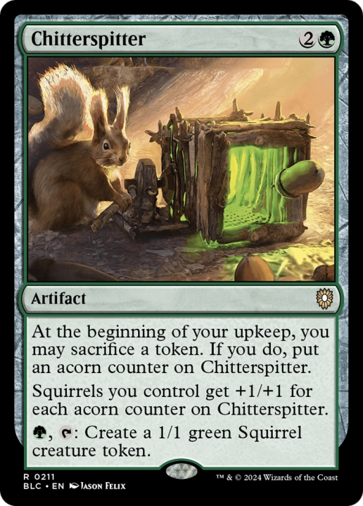 Chitterspitter in the group Magic the Gathering / Sets / Bloomburrow Commander at Proxyprinters.com (97239)