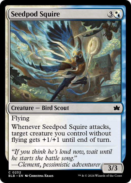 Seedpod Squire in the group Magic the Gathering / Sets / Bloomburrow at Proxyprinters.com (97252)