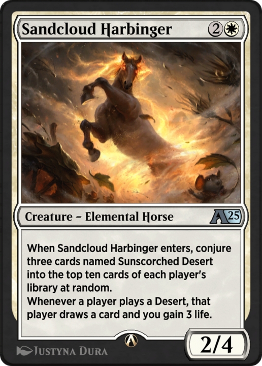 Sandcloud Harbinger in the group Magic the Gathering / Sets / Alchemy: Bloomburrow at Proxyprinters.com (97255)