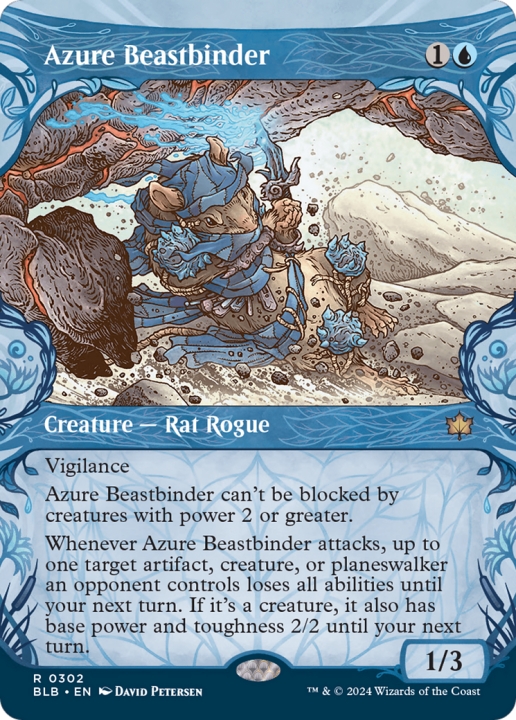 Azure Beastbinder in the group Magic the Gathering / Sets / Bloomburrow at Proxyprinters.com (97257)