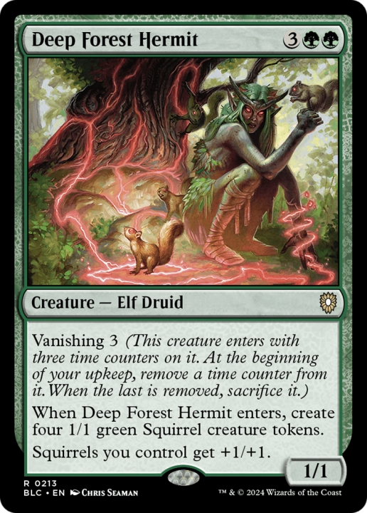 Deep Forest Hermit in the group Magic the Gathering / Sets / Bloomburrow Commander at Proxyprinters.com (97264)