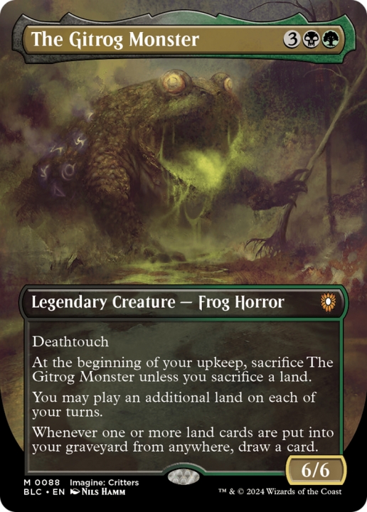 The Gitrog Monster in the group Magic the Gathering / Sets / Bloomburrow Commander at Proxyprinters.com (97266)