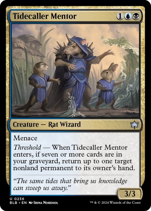 Tidecaller Mentor in the group Magic the Gathering / Sets / Bloomburrow at Proxyprinters.com (97276)