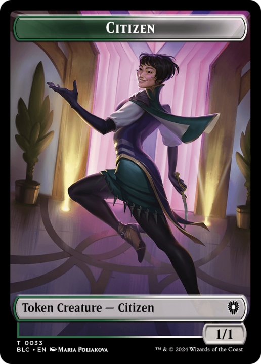 Citizen in the group Magic the Gathering / Sets / Bloomburrow Commander Tokens at Proxyprinters.com (97280)