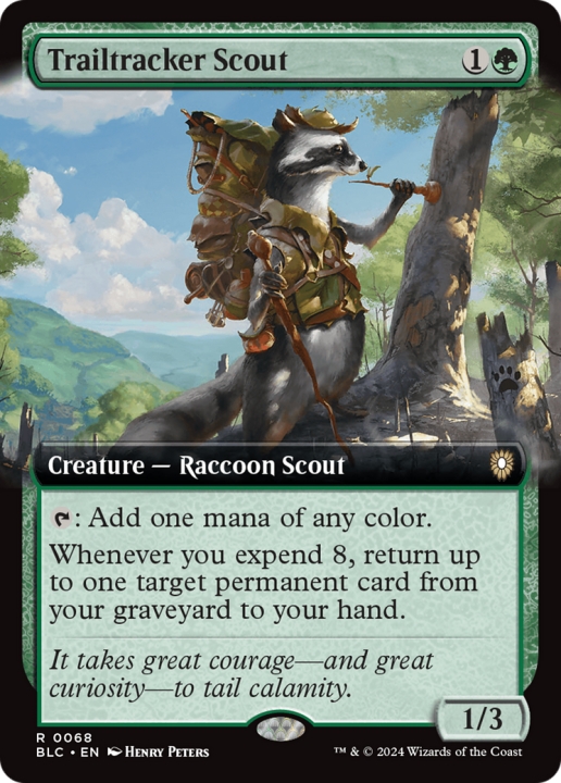 Trailtracker Scout in the group Magic the Gathering / Sets / Bloomburrow Commander at Proxyprinters.com (97291)