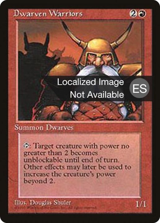 Dwarven Warriors in the group Magic the Gathering / Types / Creatures / Warrior at Proxyprinters.com (9730)