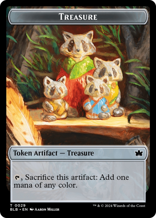 Treasure in the group Magic the Gathering / Sets / Bloomburrow Tokens at Proxyprinters.com (97300)