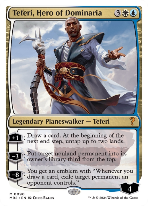 Teferi, Hero of Dominaria in the group Magic the Gathering / Sets / Mystery Booster 2 at Proxyprinters.com (97309)