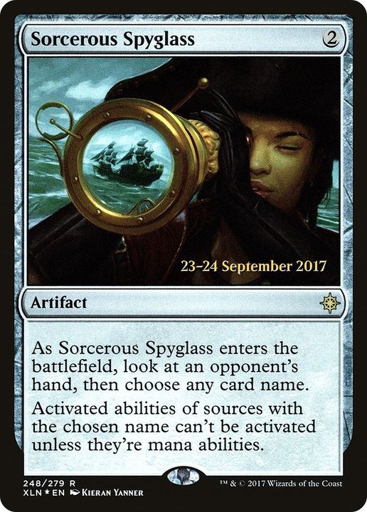 Sorcerous Spyglass in the group Magic the Gathering / Sets / Ixalan Promos at Proxyprinters.com (9733)