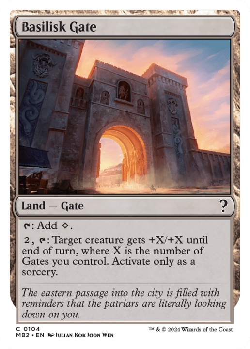 Basilisk Gate in the group Magic the Gathering / Sets / Mystery Booster 2 at Proxyprinters.com (97331)