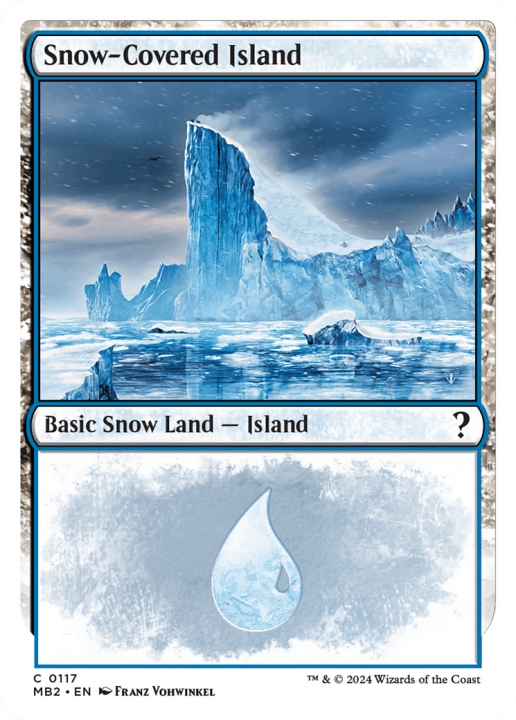 Snow-Covered Island in the group Magic the Gathering / Sets / Mystery Booster 2 at Proxyprinters.com (97342)