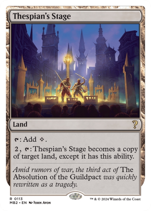 Thespian's Stage in the group Magic the Gathering / Sets / Mystery Booster 2 at Proxyprinters.com (97346)