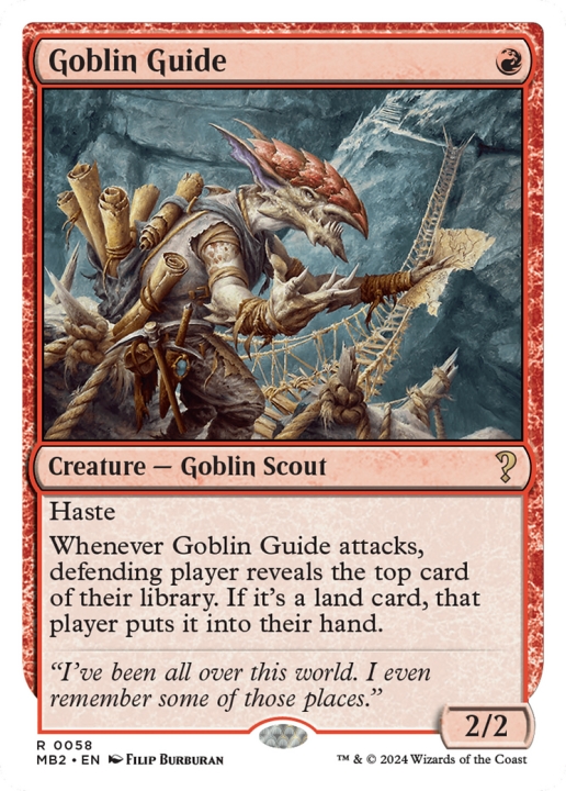 Goblin Guide in the group Magic the Gathering / Sets / Mystery Booster 2 at Proxyprinters.com (97351)