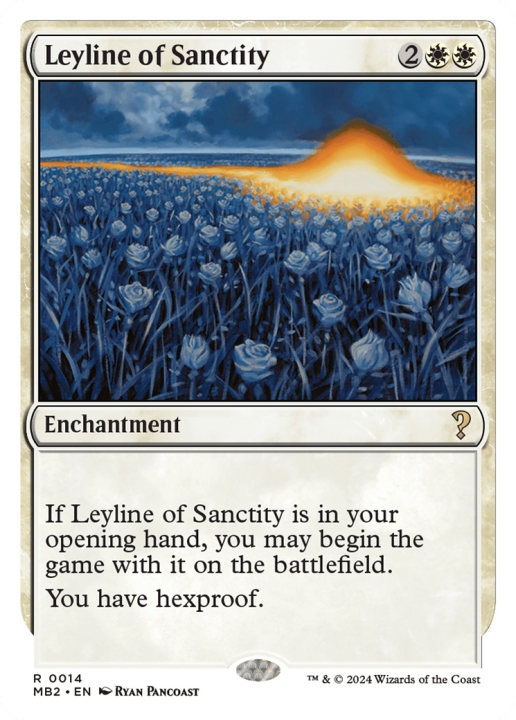 Leyline of Sanctity in the group Magic the Gathering / Sets / Mystery Booster 2 at Proxyprinters.com (97353)