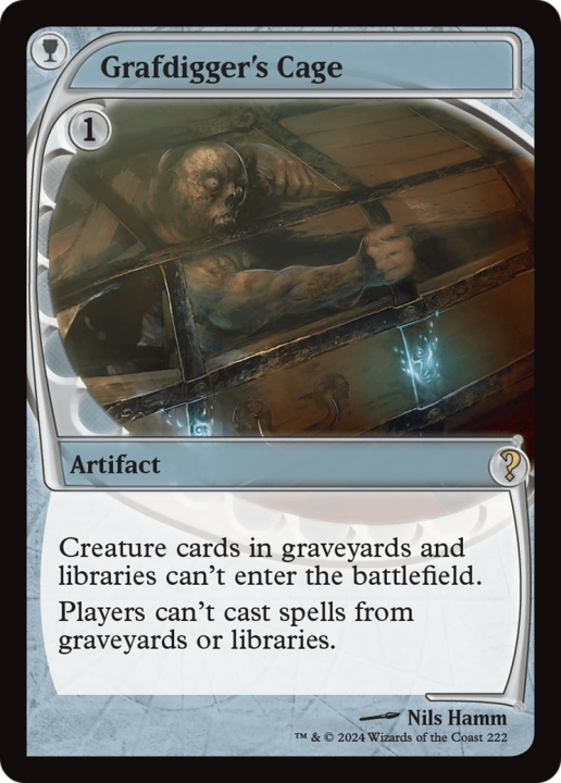 Grafdigger's Cage in the group Magic the Gathering / Sets / Mystery Booster 2 at Proxyprinters.com (97355)