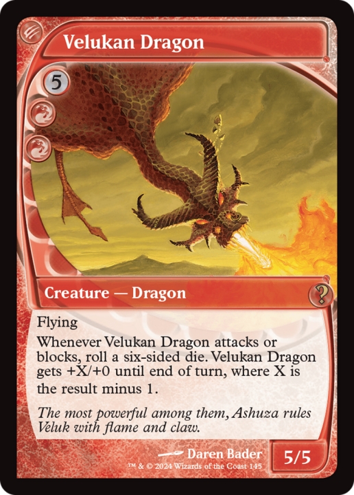 Velukan Dragon in the group Magic the Gathering / Sets / Mystery Booster 2 at Proxyprinters.com (97358)