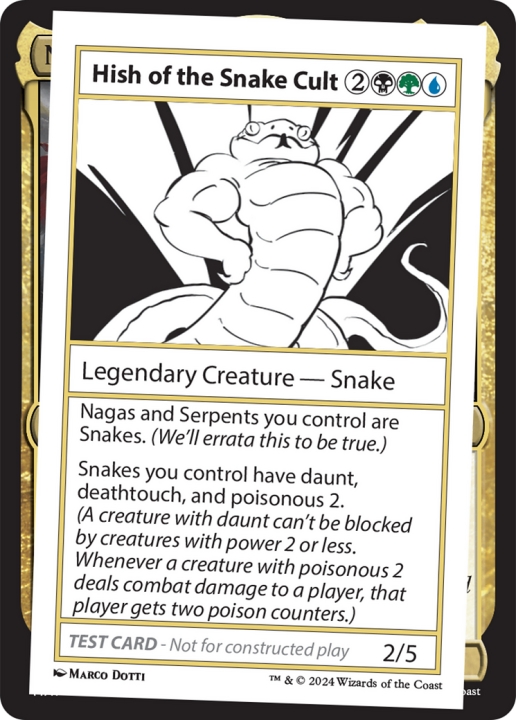 Hish of the Snake Cult in the group Magic the Gathering / Sets / Mystery Booster 2 at Proxyprinters.com (97371)