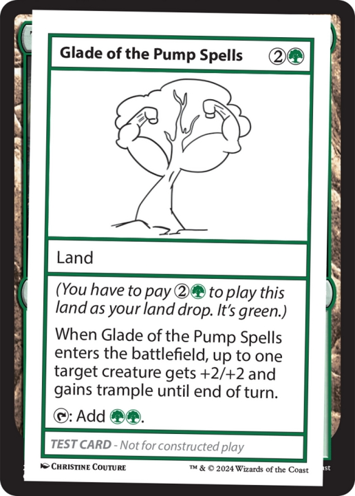 Glade of the Pump Spells in the group Magic the Gathering / Sets / Mystery Booster 2 at Proxyprinters.com (97379)