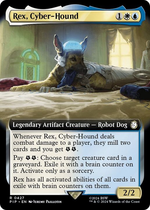 Rex, Cyber-Hound in the group Magic the Gathering / Types / Artifacts / Legendary Artifact at Proxyprinters.com (9738)