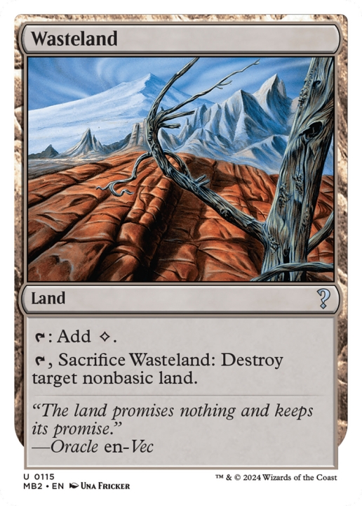 Wasteland in the group Magic the Gathering / Sets / Mystery Booster 2 at Proxyprinters.com (97389)