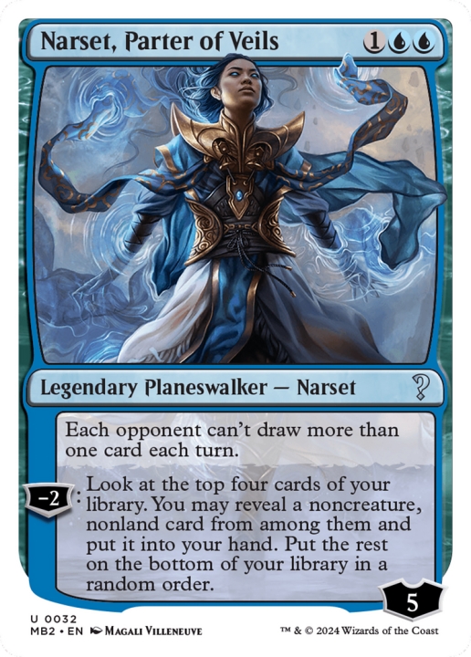 Narset, Parter of Veils in the group Magic the Gathering / Sets / Mystery Booster 2 at Proxyprinters.com (97396)