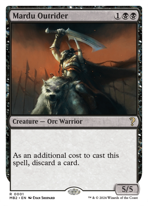 Mardu Outrider in the group Magic the Gathering / Sets / Mystery Booster 2 at Proxyprinters.com (97398)