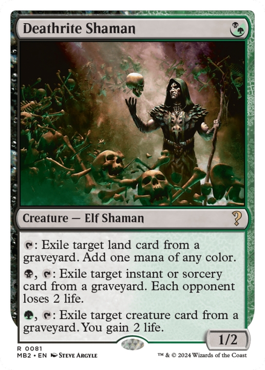 Deathrite Shaman in the group Magic the Gathering / Sets / Mystery Booster 2 at Proxyprinters.com (97424)