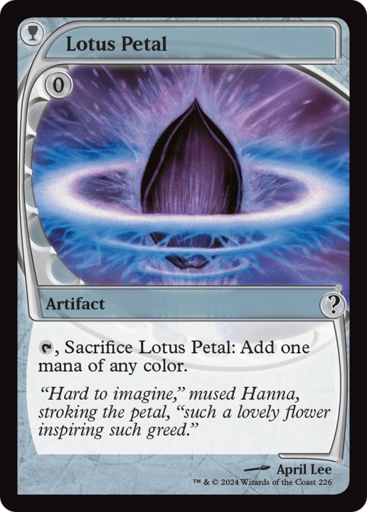 Lotus Petal in the group Magic the Gathering / Sets / Mystery Booster 2 at Proxyprinters.com (97432)