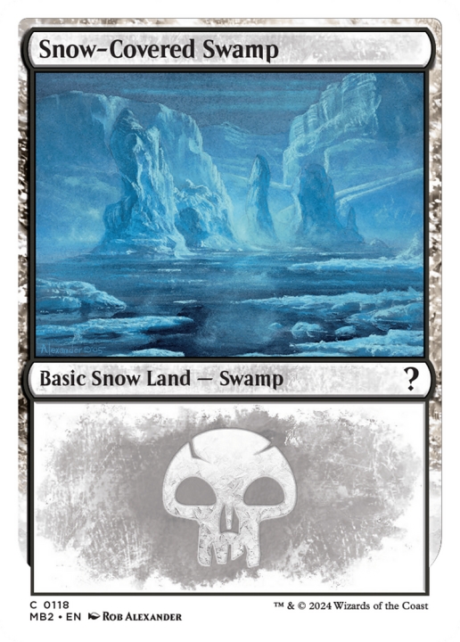 Snow-Covered Swamp in the group Magic the Gathering / Sets / Mystery Booster 2 at Proxyprinters.com (97445)