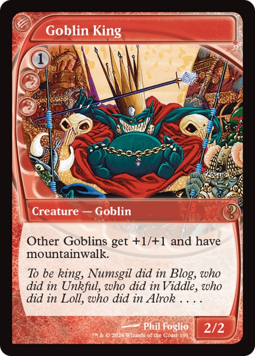 Goblin King in the group Magic the Gathering / Sets / Mystery Booster 2 at Proxyprinters.com (97449)