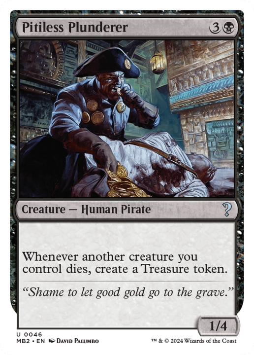 Pitiless Plunderer in the group Magic the Gathering / Sets / Mystery Booster 2 at Proxyprinters.com (97457)