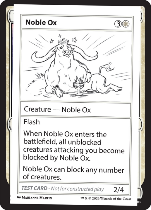 Noble Ox in the group Magic the Gathering / Sets / Mystery Booster 2 at Proxyprinters.com (97476)