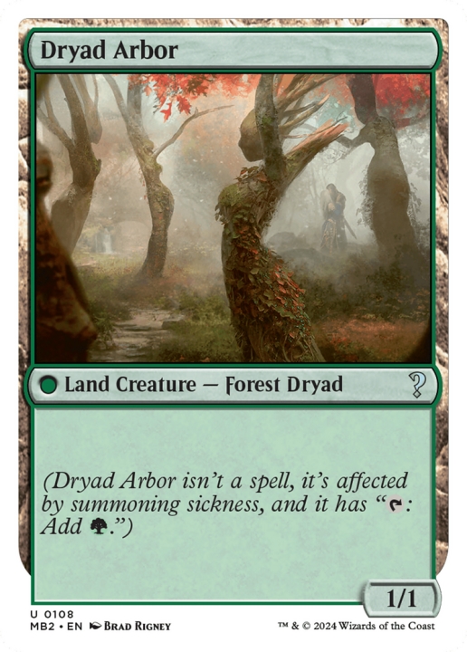 Dryad Arbor in the group Magic the Gathering / Sets / Mystery Booster 2 at Proxyprinters.com (97478)