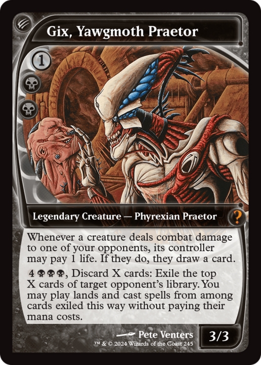 Gix, Yawgmoth Praetor in the group Magic the Gathering / Sets / Mystery Booster 2 at Proxyprinters.com (97482)