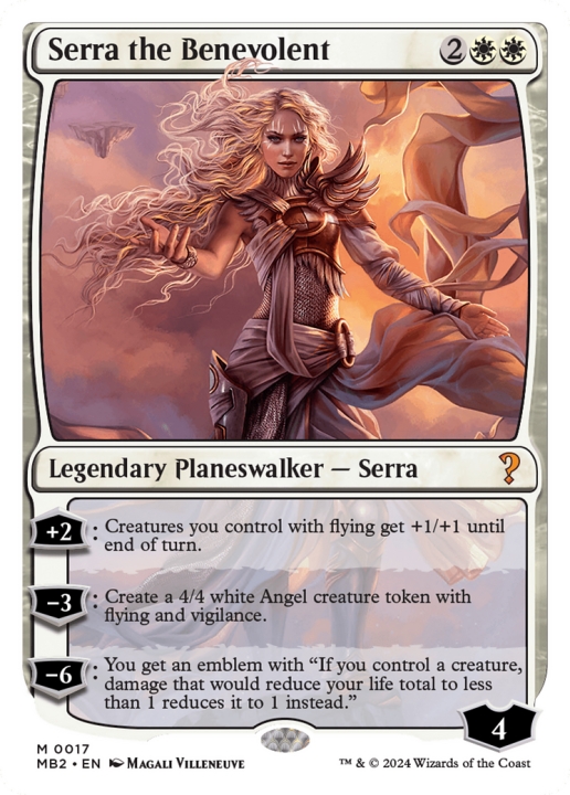 Serra the Benevolent in the group Magic the Gathering / Sets / Mystery Booster 2 at Proxyprinters.com (97512)