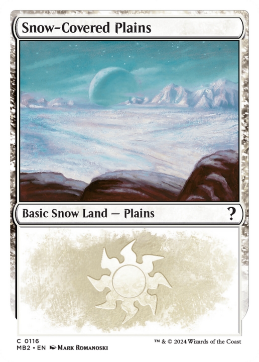 Snow-Covered Plains in the group Magic the Gathering / Sets / Mystery Booster 2 at Proxyprinters.com (97514)