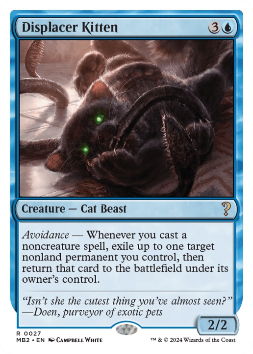 Displacer Kitten in the group Magic the Gathering / Sets / Mystery Booster 2 at Proxyprinters.com (97516)