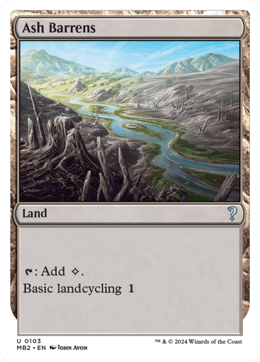 Ash Barrens in the group Magic the Gathering / Sets / Mystery Booster 2 at Proxyprinters.com (97518)