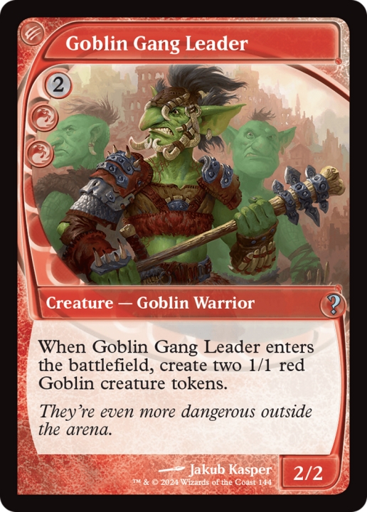 Goblin Gang Leader in the group Magic the Gathering / Sets / Mystery Booster 2 at Proxyprinters.com (97532)