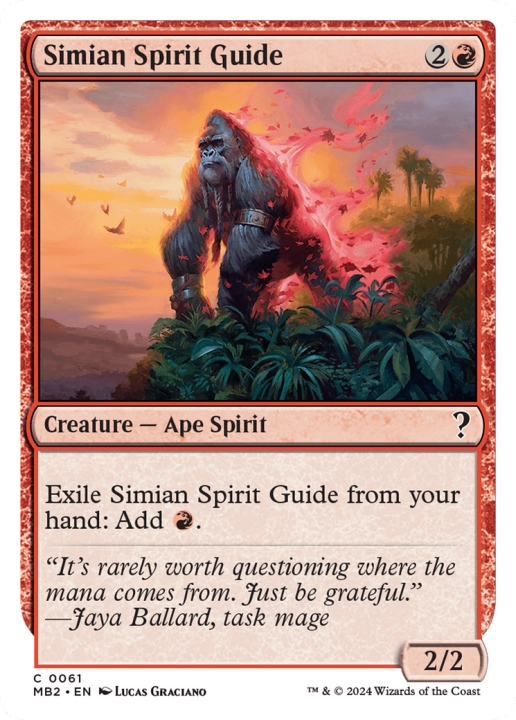 Simian Spirit Guide in the group Magic the Gathering / Sets / Mystery Booster 2 at Proxyprinters.com (97537)