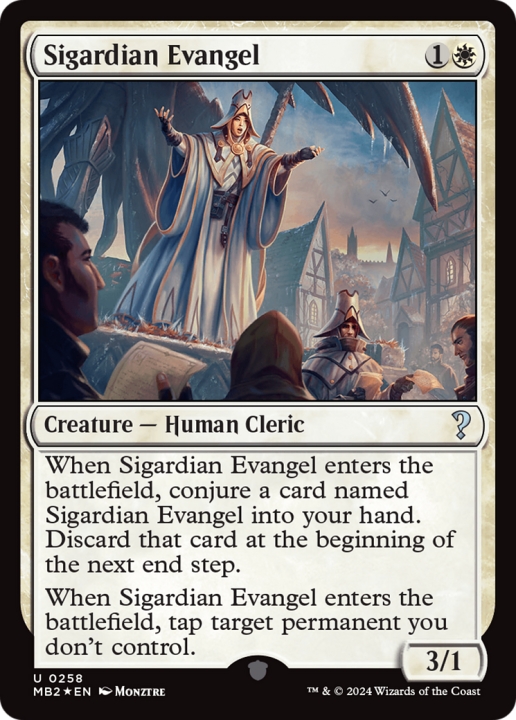 Sigardian Evangel in the group Magic the Gathering / Sets / Mystery Booster 2 at Proxyprinters.com (97546)