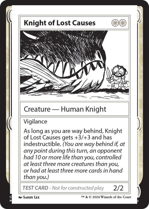 Knight of Lost Causes in the group Magic the Gathering / Sets / Mystery Booster 2 at Proxyprinters.com (97555)