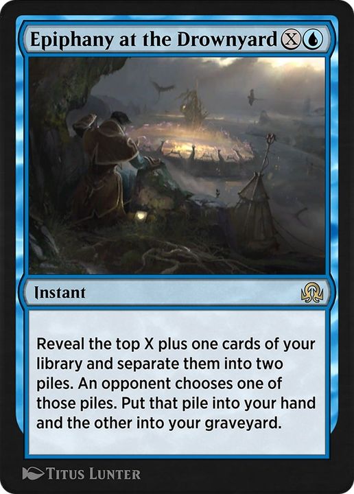 Epiphany at the Drownyard in the group Magic the Gathering / Types / Colors / Blue at Proxyprinters.com (9756)