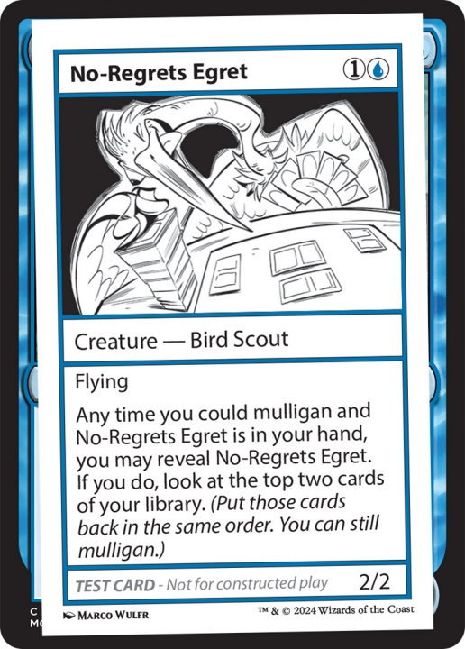 No-Regrets Egret in the group Magic the Gathering / Sets / Mystery Booster 2 at Proxyprinters.com (97569)